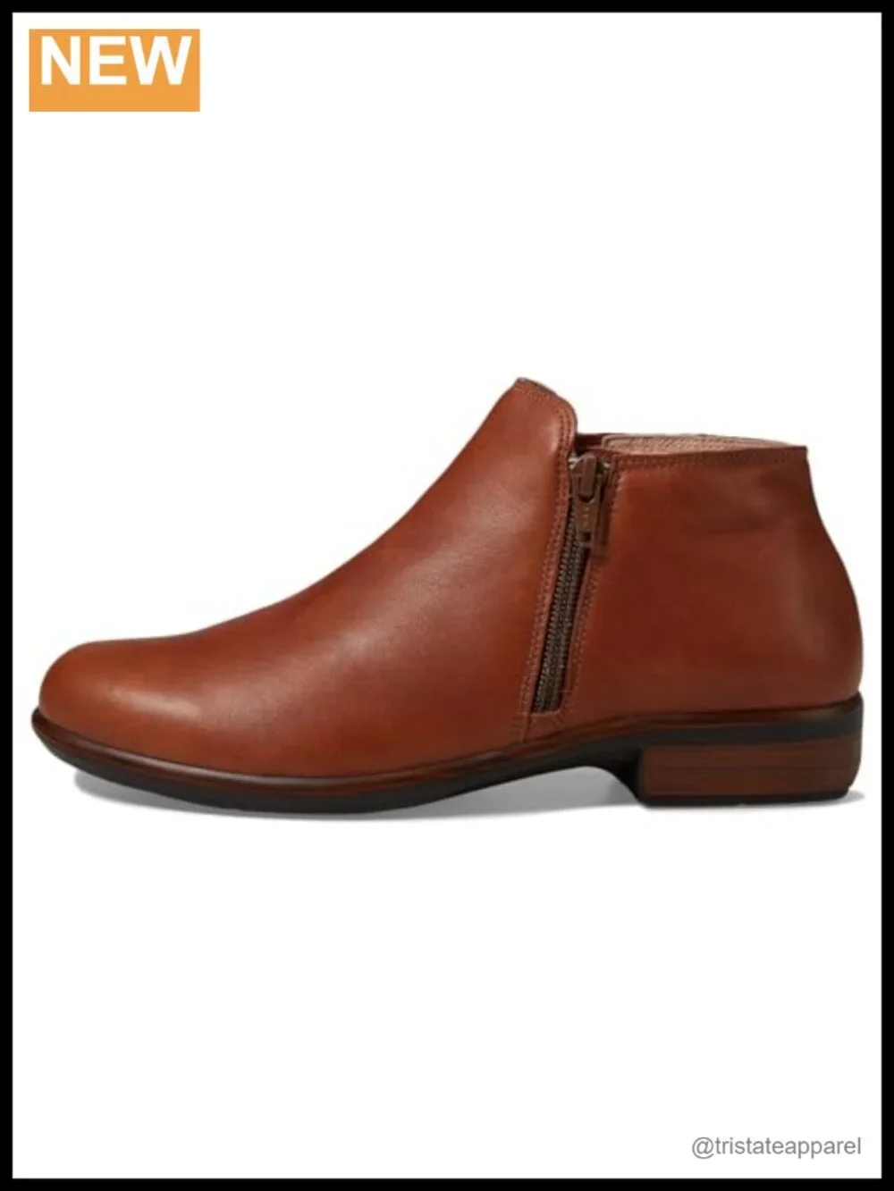 Ankle Boots Leather Removable Footbed Handsewn Stitching